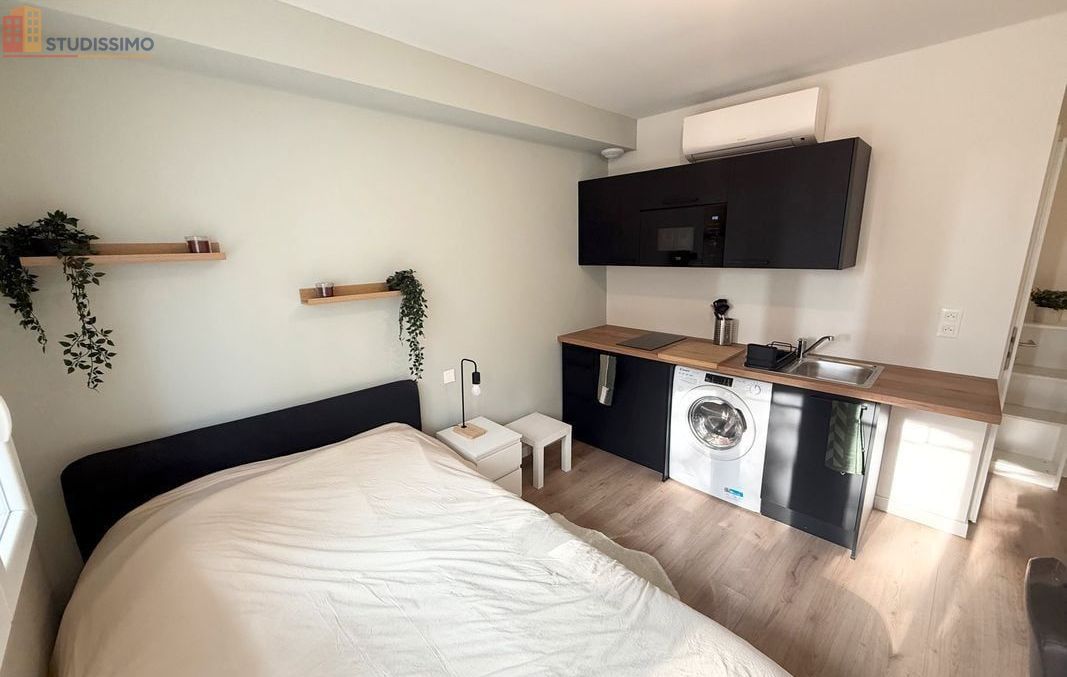 Studio meublé 18m² Strasbourg 67200 - Balcon, proche tram - Photo 2