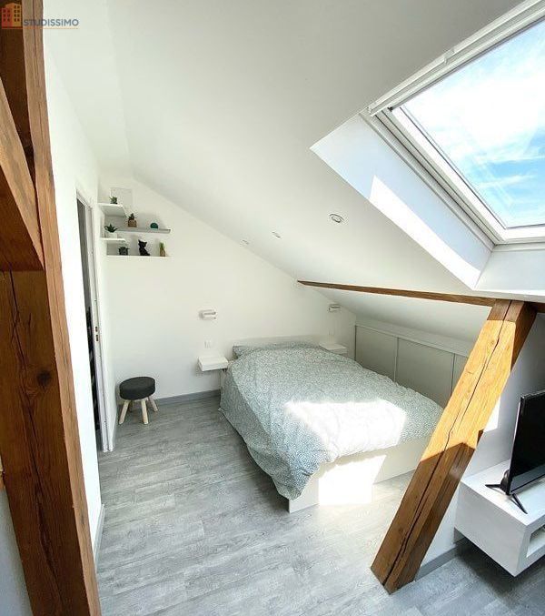 Studio meublé 20m² Mulhouse 68100 - Meublé, dernier étage - Photo 4