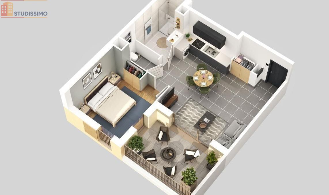 Studio 43m² Beaumont-lès-Valence - lumineux, spacieux - Photo 3