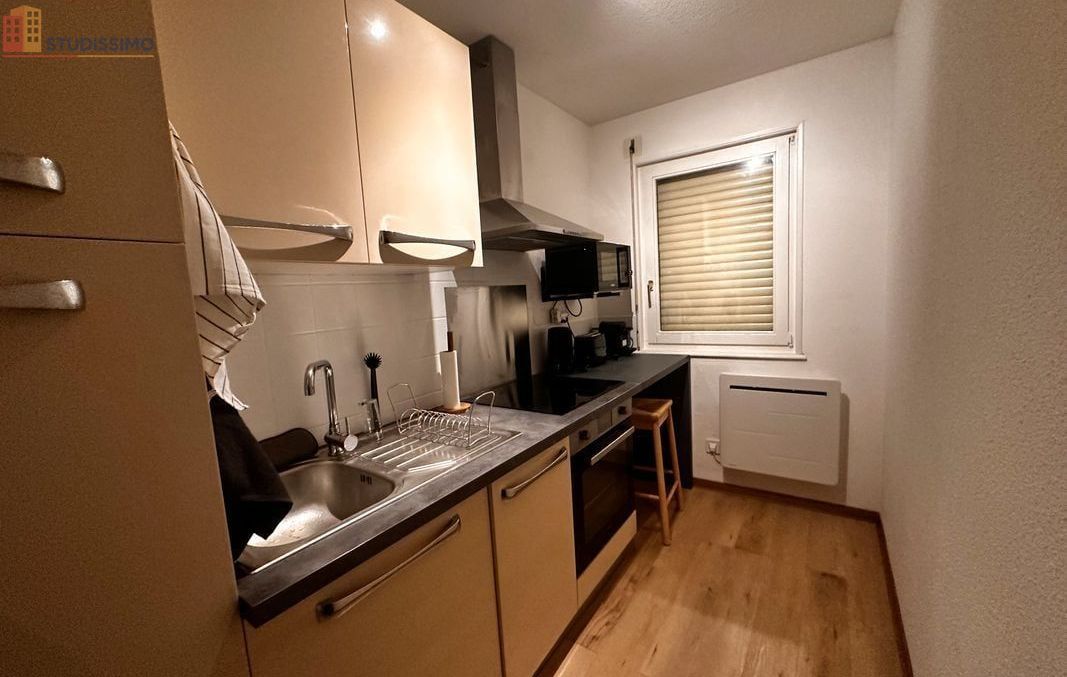 Studio meublé 32m² Mulhouse 68100 - Rénové, parking et cave - Photo 2