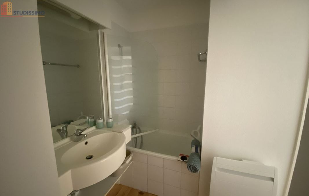Studio meublé 19m² Mulhouse 68100 - Lumineux, étage élevé - Photo 1