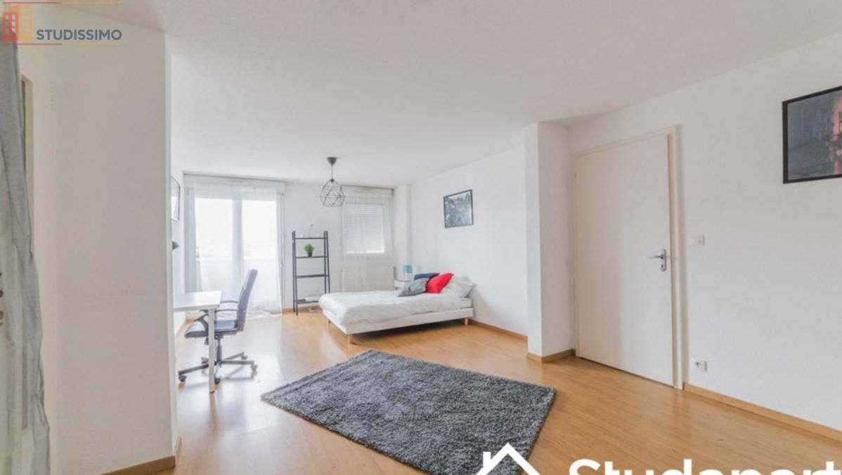 Studio meublé 17m² Strasbourg 67100 - Lumineux, 4e étage - Photo 4