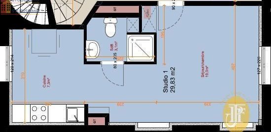 Studio 30m² Vernon - - Photo 2