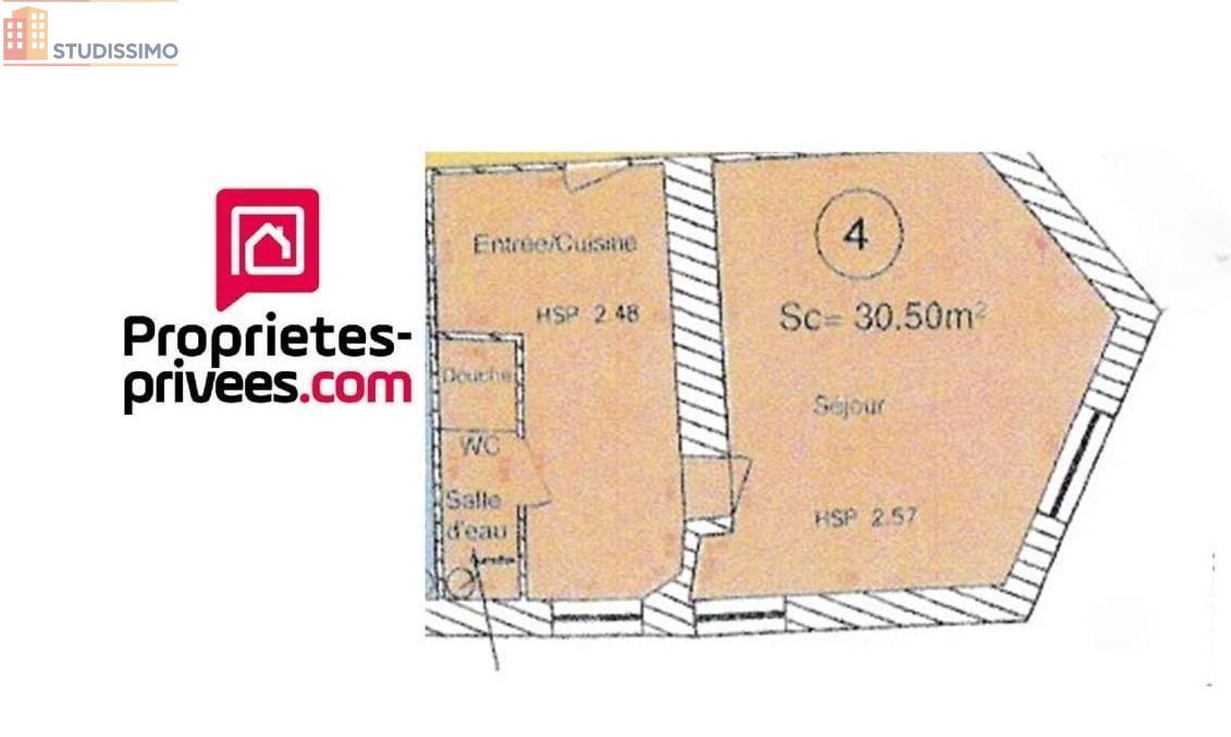 Studio 30m² Nonancourt - DPE C, 1er étage - Photo 5