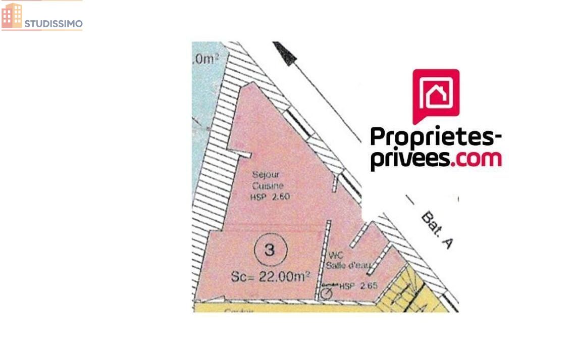 Studio 22m² Nonancourt - Etage 1/2, DPE D - Photo 3
