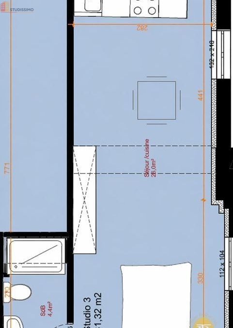 Studio 31m² Vernon 27200 - Photo 3