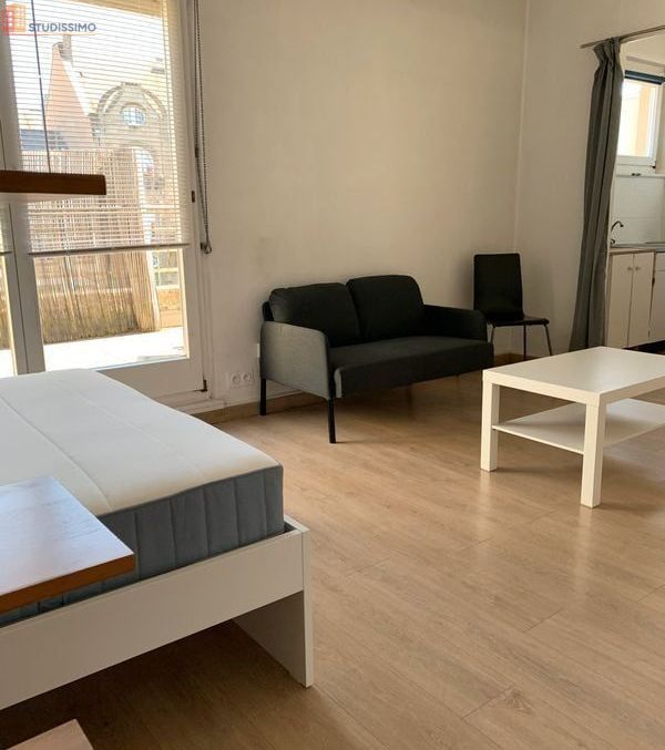 Studio meublé 32m² Strasbourg centre - Terrasse, lumineux - Photo 1