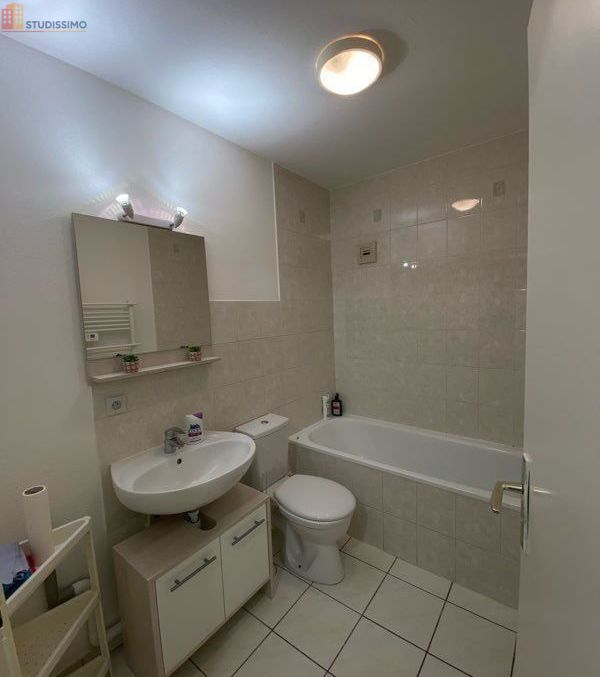 Studio meublé 24m² Strasbourg 67100 - Meublé, DPE D - Photo 2