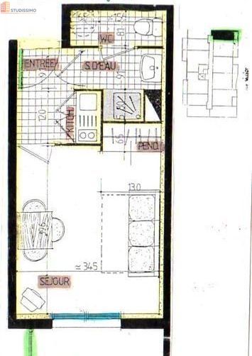 Studio 22m² Clermont-Ferrand 63000 - Photo 1