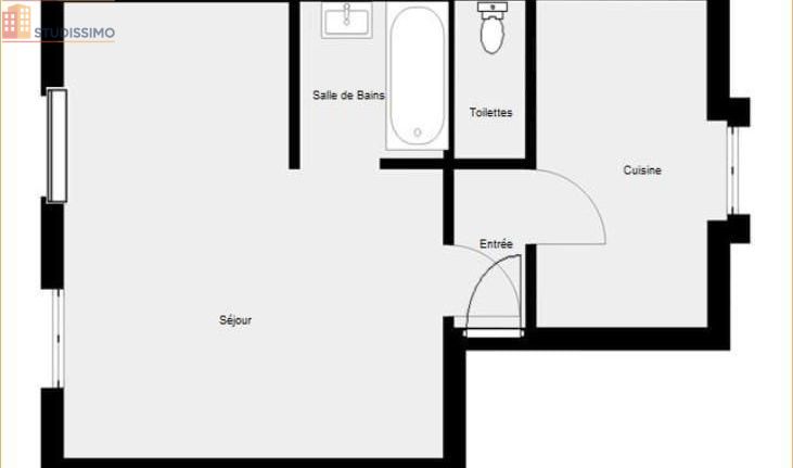 Studio 28m² Dreux centre - Lumineux, proche commerces - Photo 7