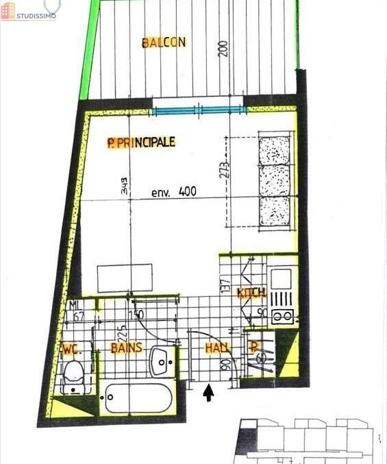 Studio 22m² Clermont-Ferrand - Étage élevé, DPE D - Photo 1