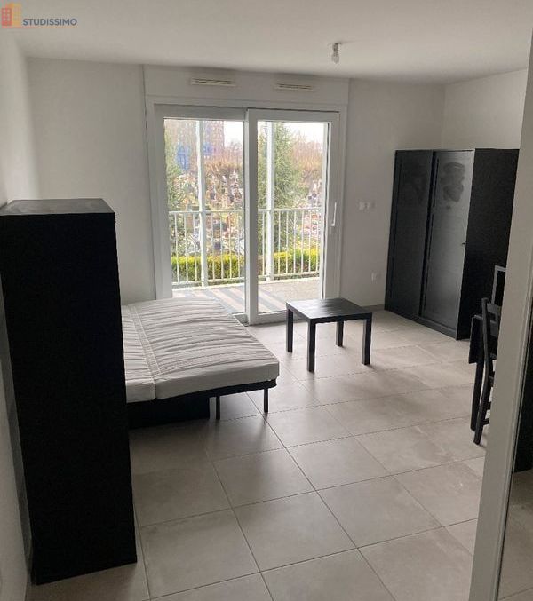 Studio meublé 29m² Strasbourg 67100 - Grande terrasse, lumineux - Photo 1