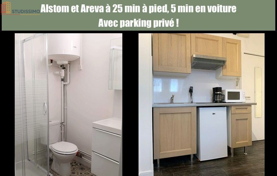 Studio meublé 15m² Le Creusot - Meublé, charges incluses - Photo 1