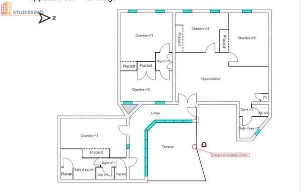 Studio 133m² Pau 64000 - Meublé, lumineux - Photo 5