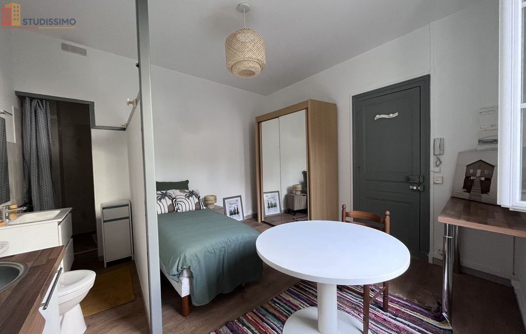 Studio 17m² Pau centre - Meublé, lumineux - Photo 1