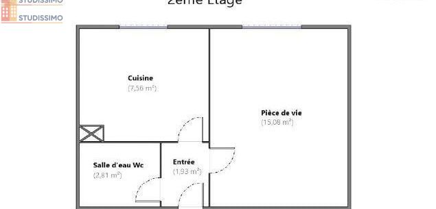 Studio meublé 27m² Le Mans centre - Proche université et hôpital - Photo 2