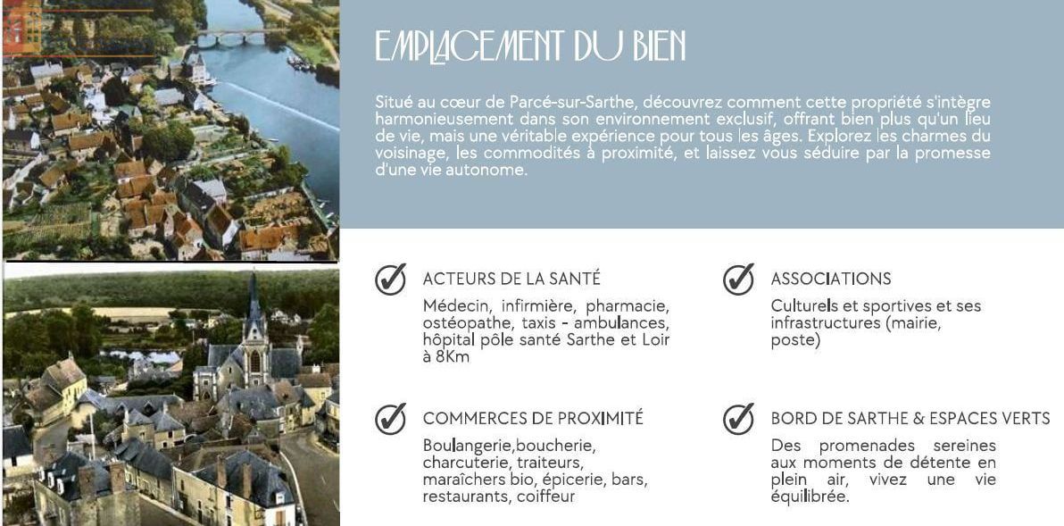 Studio 30m² Parcé-sur-Sarthe - Indépendant, étage dans maison - Photo 2
