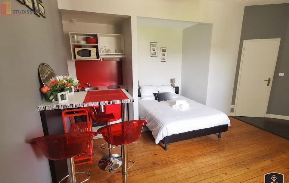 Studio meublé 23m² Le Mans - Eau, élec et internet inclus - Photo 4