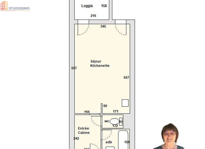 Studio 27m² Le Grau-du-Roi - Étage intermédiaire, DPE C - Photo 1