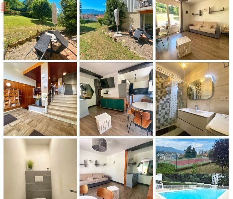 Studio meublé 28m² Aix-les-Bains - Terrasse, cave - Photo 1