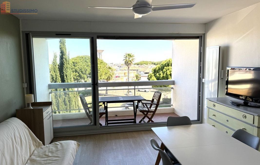 Studio meublé 25m² Le Grau-du-Roi - Balcon, exposition nord - Photo 14