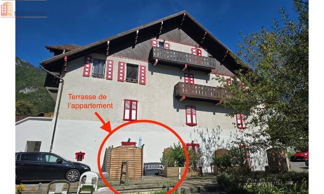 Studio 20m² Saint-Jeoire 74490 - Terrasse, parking - Photo 1