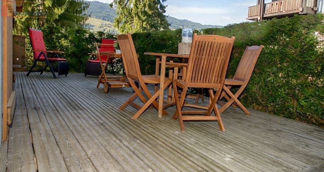 Studio meublé 32m² Megève - Jardin, terrasse - Photo 2