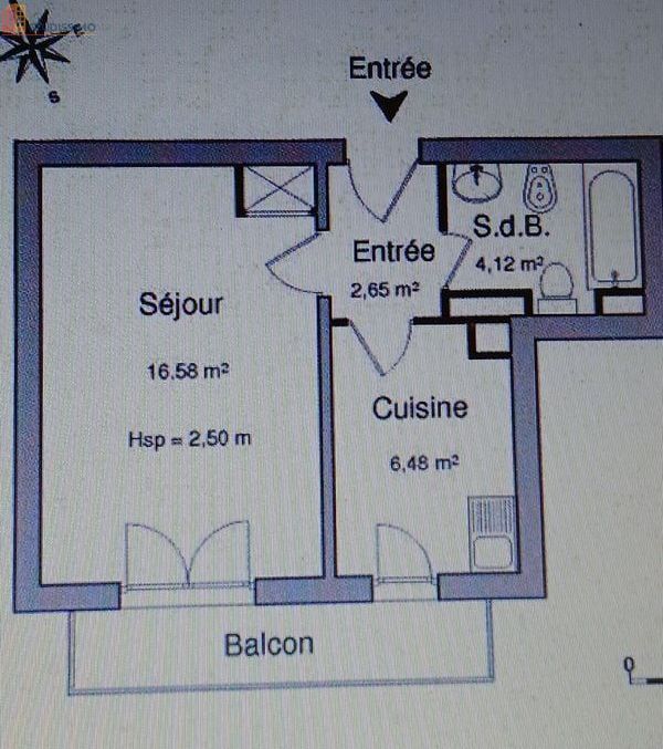 Studio 29m² Nîmes centre - Cave, parking - Photo 2