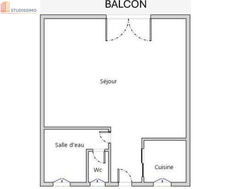 Studio 25m² Cazaubon - 1er étage, DPE D - Photo 3