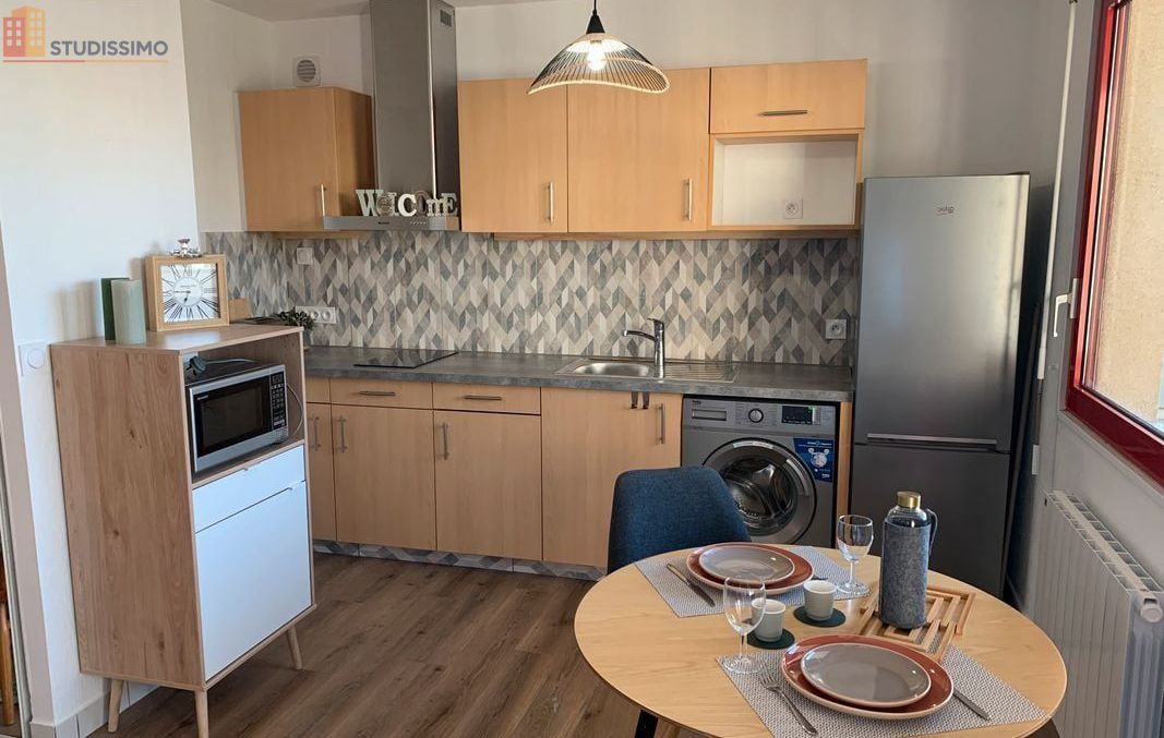 Studio meublé 32m² Annemasse - Balcon, parking proche parc - Photo 4