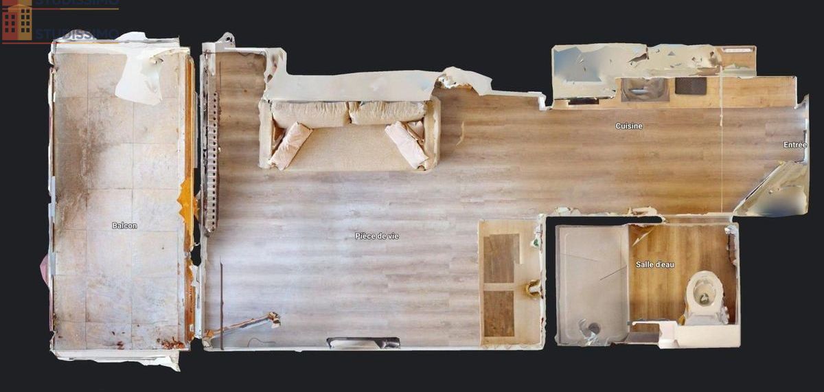 Studio meublé 16m² Gaillard 74240 - Meublé, DPE D - Photo 5