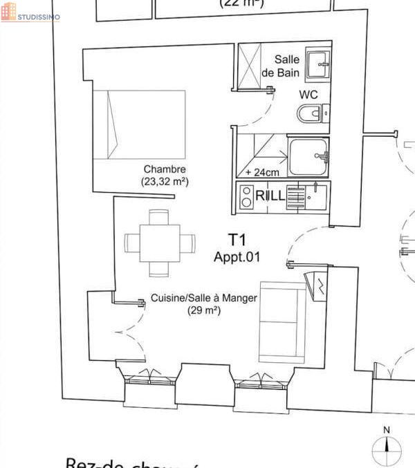 Studio 29m² Samatan 32130 - Photo 1