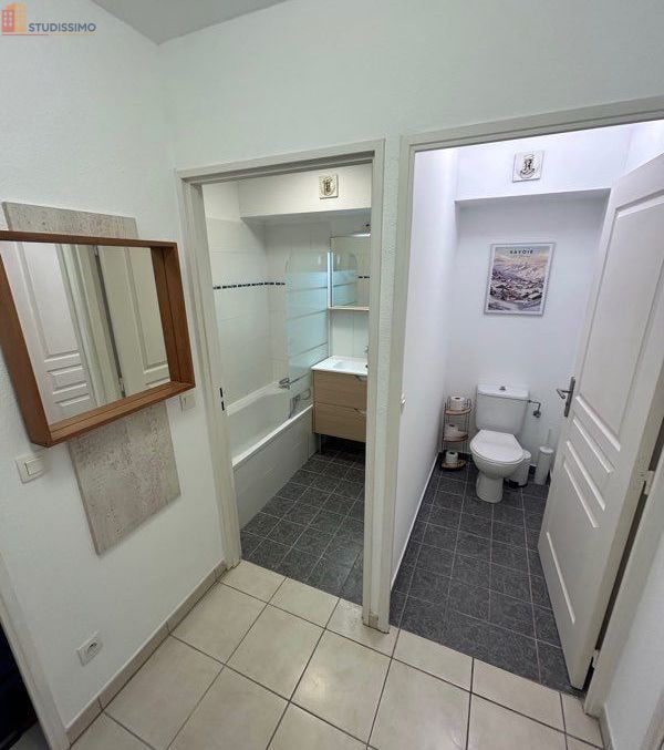 Studio meublé 28m² Annemasse 74100 - Parking privé, lumineux - Photo 4