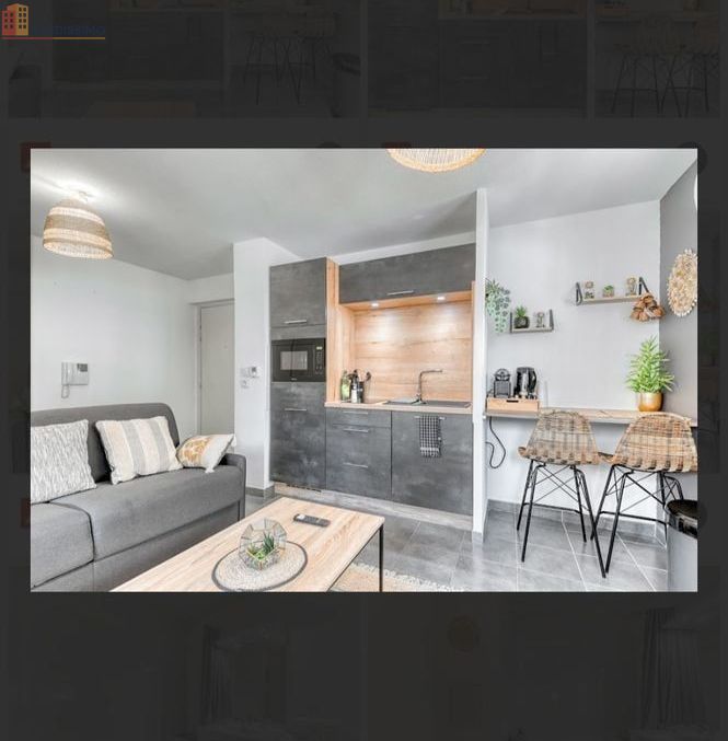 Studio meublé 30m² Villeurbanne 69100 - Haut standing, lumineux - Photo 2