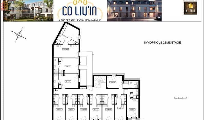 Studio 16m² La Riche - CO LIV IN - Photo 3
