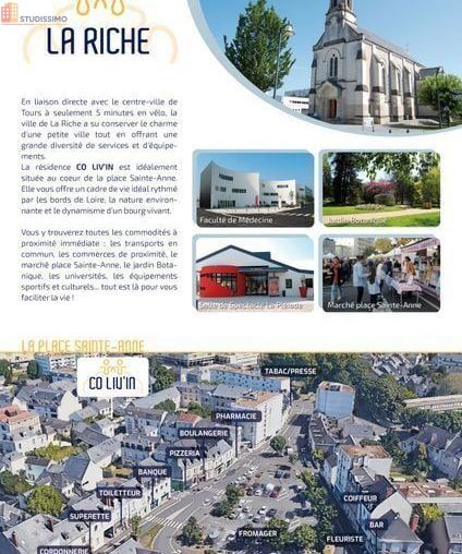 Studio 16m² La Riche - CO LIV IN - Photo 2