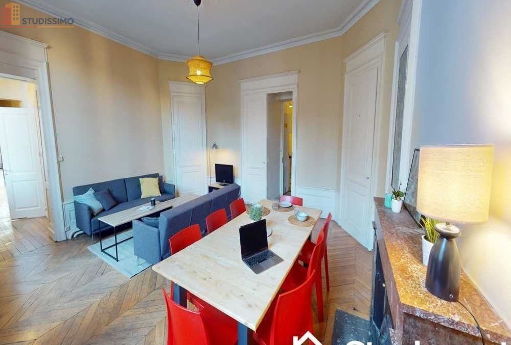 Studio meublé 12m² Lyon 1er - Calme, lumineux - Photo 1
