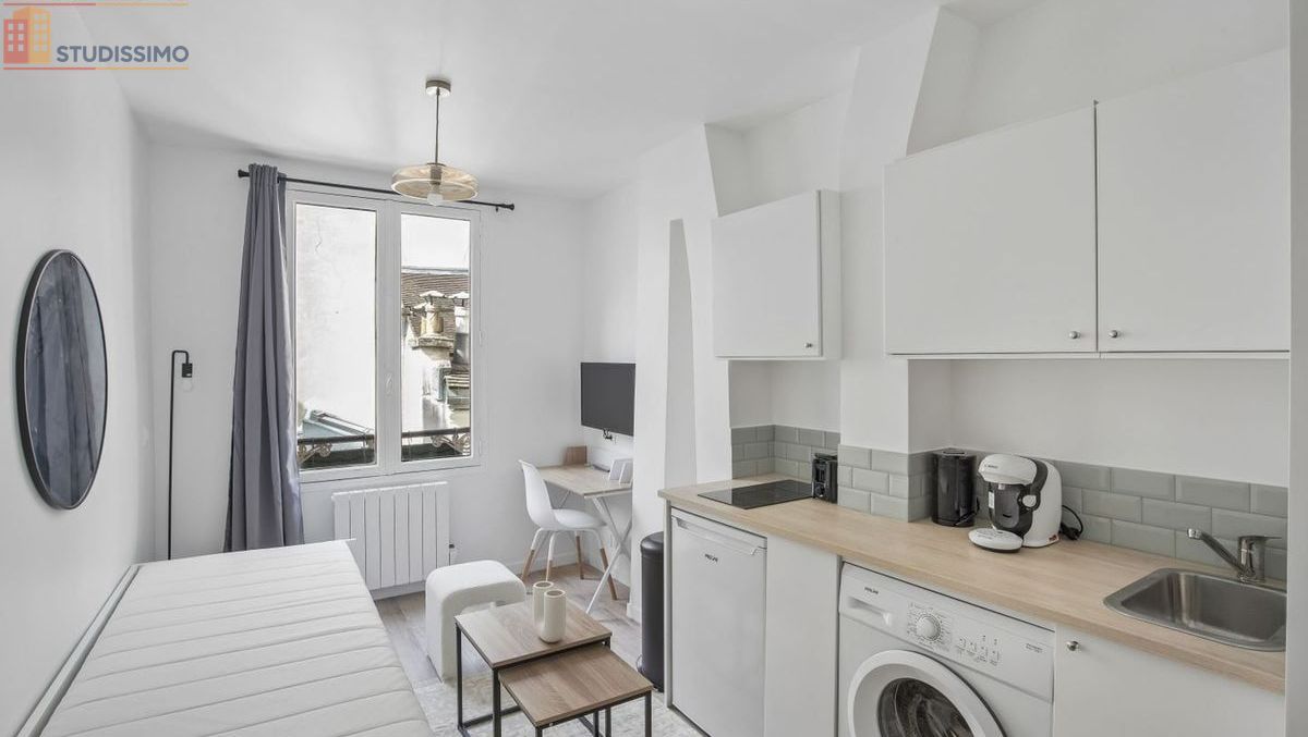 Studio meublé 13m² Paris 3e - Meublé, 3e étage - Photo 3