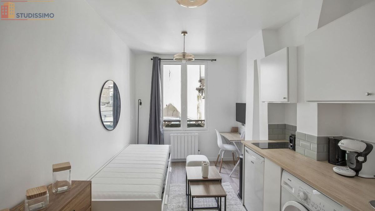 Studio meublé 13m² Paris 3e - Meublé, 3e étage - Photo 2