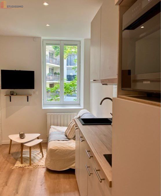 Studio meublé 16m² Oullins - Proche métro, tout équipé - Photo 8