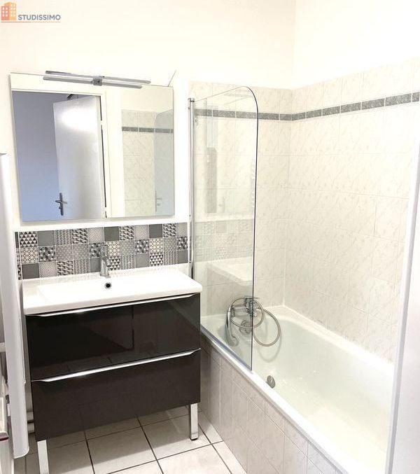 Studio meublé 26m² Lyon 8e - Lumineux, proche transports - Photo 2