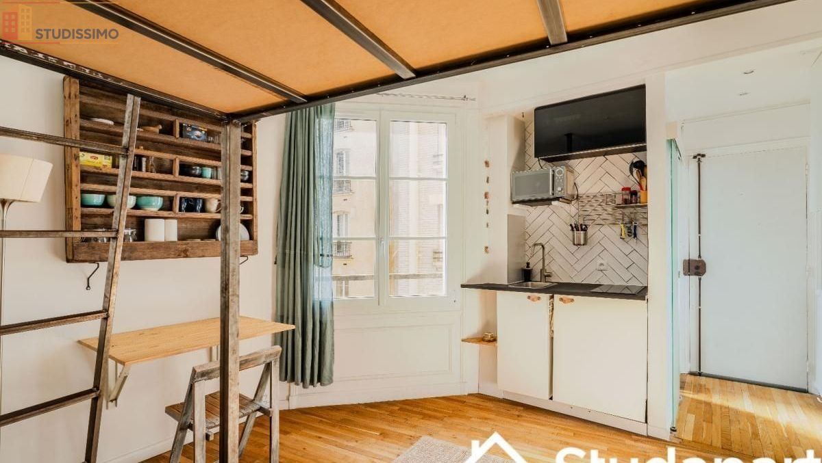 Studio meublé 16m² Paris 20e - Meublé, 3e étage - Photo 4