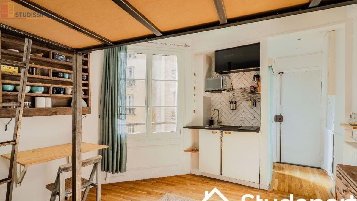 Studio meublé 16m² Paris 20e - Meublé, 3e étage - Photo 3