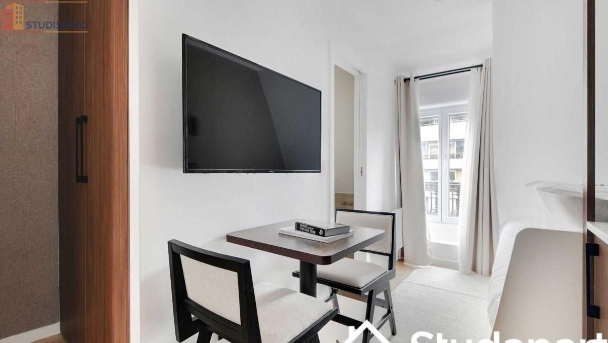 Studio meublé 11m² Paris 16e - Calme, 6e étage - Photo 4