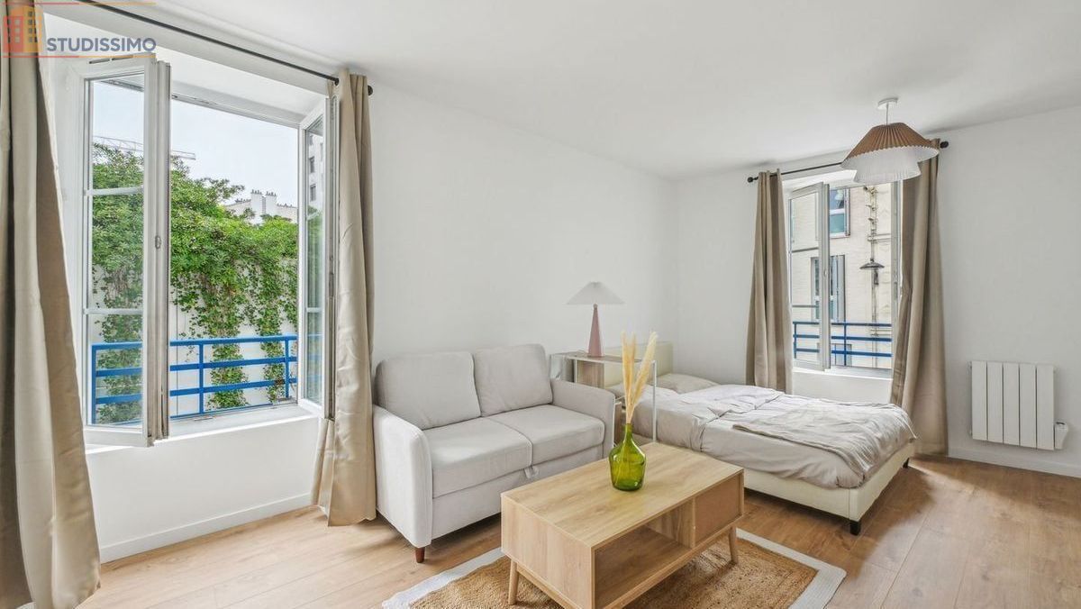 Studio meublé 26m² Paris 18e - Meublé, 2e étage - Photo 2