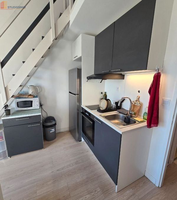Studio 23m² Joué-lès-Tours - Duplex rénové, parking - Photo 13