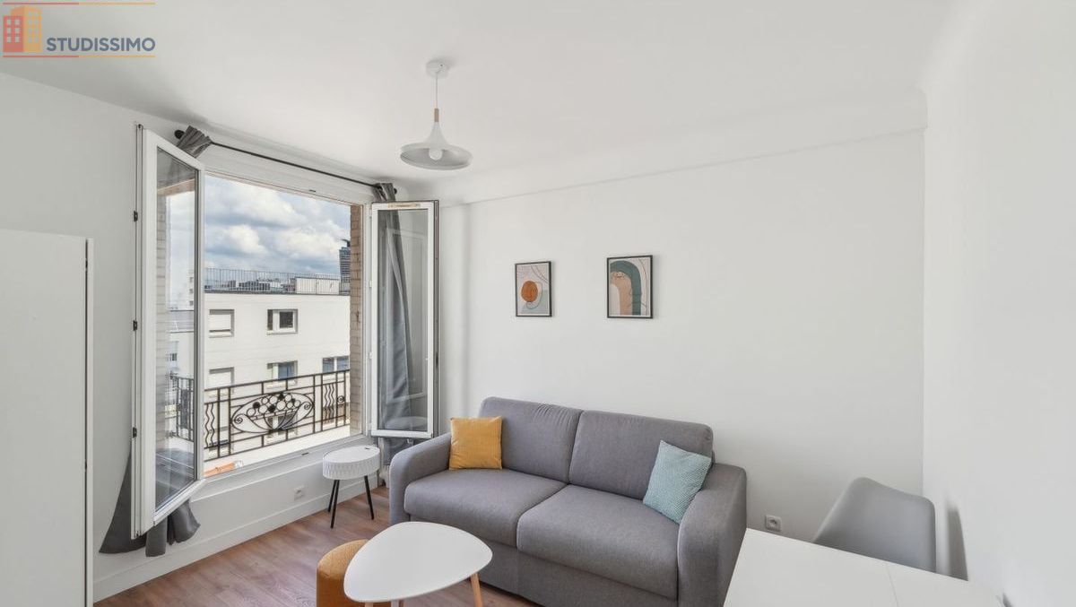 Studio meublé 21m² Paris 13e - Étage élevé, lumineux - Photo 3