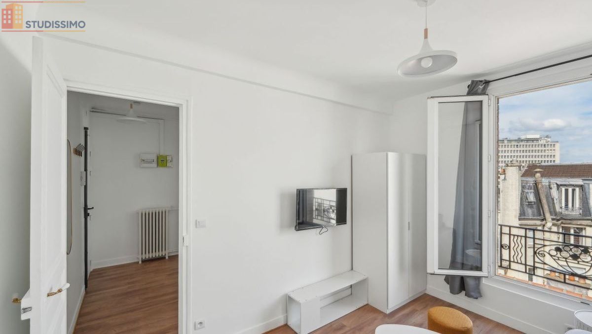 Studio meublé 21m² Paris 13e - Étage élevé, lumineux - Photo 1