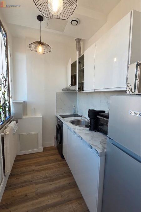 Studio meublé 27m² Paris 19e Buttes-Chaumont - Lumineux, dernier étage - Photo 6