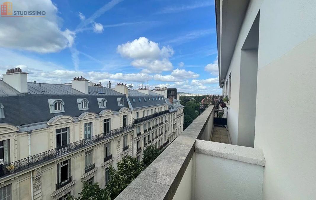 Studio meublé 9m² Paris 16e - Étage élevé, lumineux - Photo 2